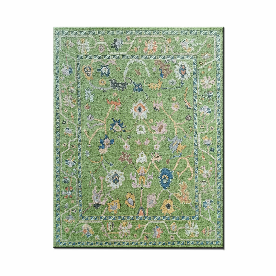 VERENAYA - Hand Knotted Oushak Carpet